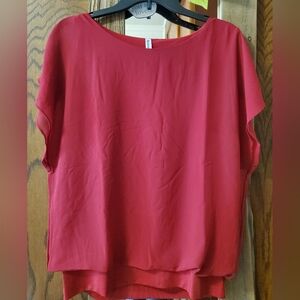 Amazon Elegant Red Women's Top